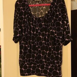 APT. 9- Purple and black blouse